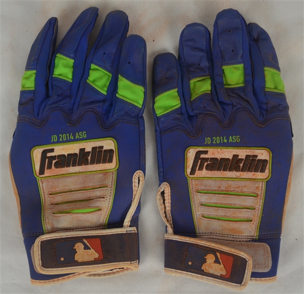 Josh Donaldson Oakland As 2014 All Star Game Professional Model Batting Gloves w/Medium Use
