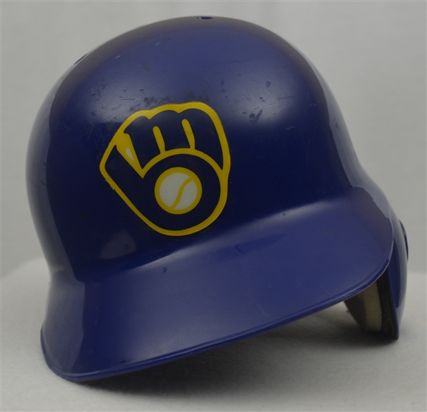Gary Sheffield/Charlie OBrien/Greg Vaughn Attributed c. 1988-91 Milwaukee Brewers Professional Model Batting Helmet