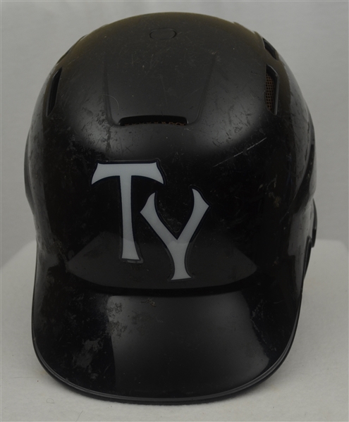 Gleyber Torres Attributed 2016 Tampa Yankees Professional Model Batting Helmet