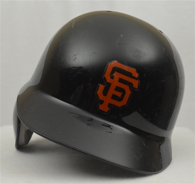 Javey Lopez Attributed 2012 San Francisco Giants Professional Model World Series Batting Helmet & MLB Authentication