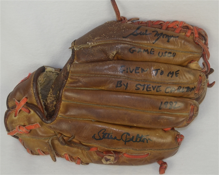 Steve Carlton/Sid Monge c. 1978 Rawlings Professional Model Fielding Glove PSA/DNA LOA