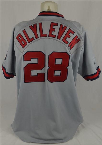 Bert Blyleven 1992 California Angels Game Used Jersey w/Dave Miedema LOA