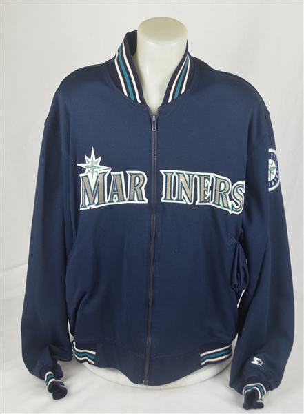 Randy Johnson c. Mid 1990s Seattle Mariners Game Used Jacket w/Dave Miedema LOA