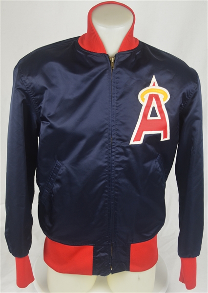 California Angels c. Late 1970s-Early 1980s Game Used Dugout Jacket w/Dave Miedema LOA