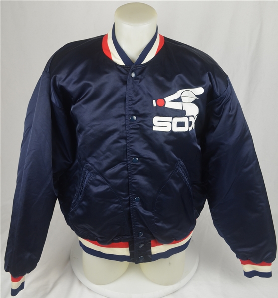 Chicago White Sox c. 1980-83 Game Used Dugout Jacket w/Dave Miedema LOA