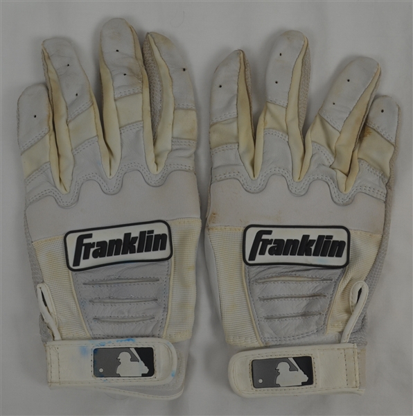 Miguel Sano 2012 Professional Model Signed Batting Gloves w/Medium Use 