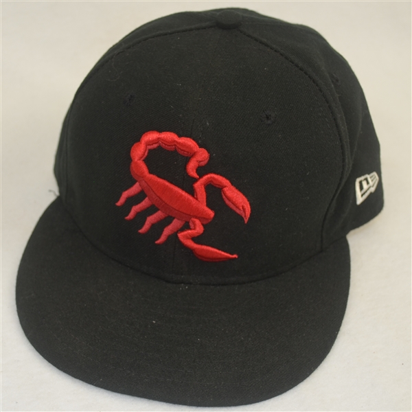 Bryce Harper 2010 Scottsdale Scorpions Game Used Hat w/Dave Miedema LOA & Letter of Provenance