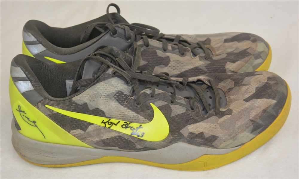 Rafael Betancourt Game Used & Autographed Kobe Bryant Nike Turf Shoes