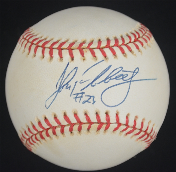 John Flaherty Autographed OAL Baseball