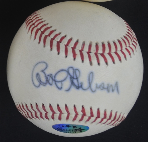 Bob Gibson Autographed Rawlings Minor League Baseball 