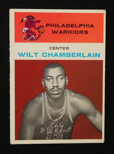 Wilt Chamberlain 1961 Fleer Rookie Card 