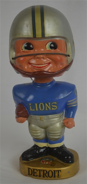 Detroit Lions Vintage 1960s NFL Bobblehead Nodder