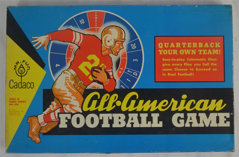 Vintage 1962 All-American Football Game by Cadaco