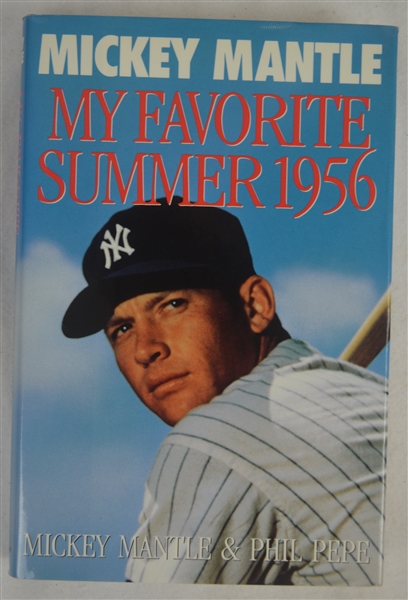 Mickey Mantle "My Favorite Summer" Signed Book