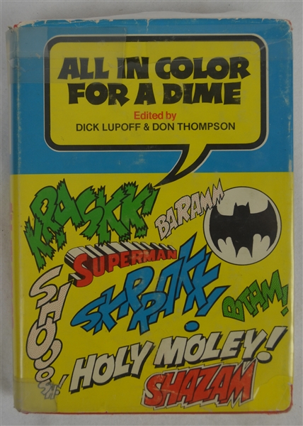 "All in Color For A Dime" Book 303 Signatures Including Stan Lee & David Prowse PSA/DNA