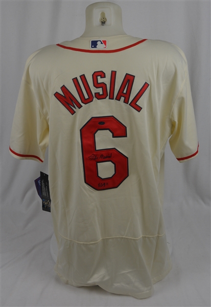 Stan Musial Autographed Jersey