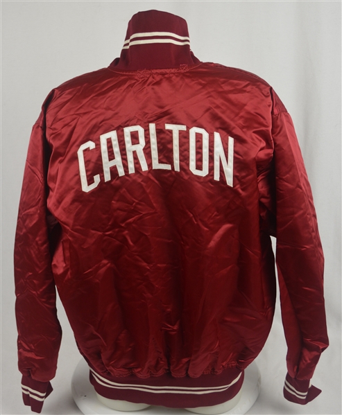 Steve Carlton c. 1980s Philadelphia Phillies Game Used Dugout Jacket w/Dave Miedema LOA