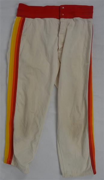 Houston Astros 1982 Professional Model  Pants w/Heavy Use