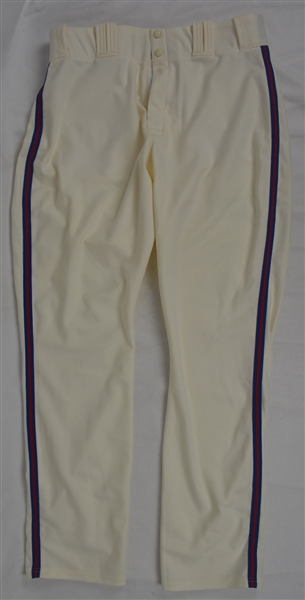 Philadelphia Phillies Professional Model Cream Colored Sunday Pants w/Light Use