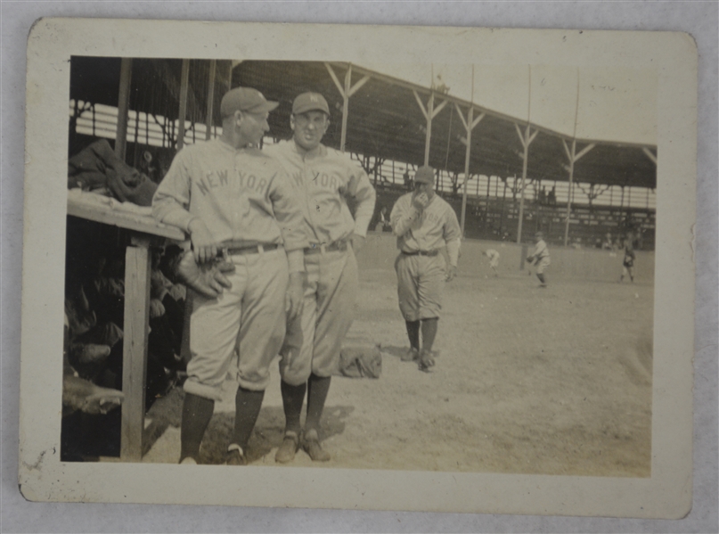 Nick Collop & Walter Gilbert New York Yankees 1926 Vintage Original Type I Photograph 