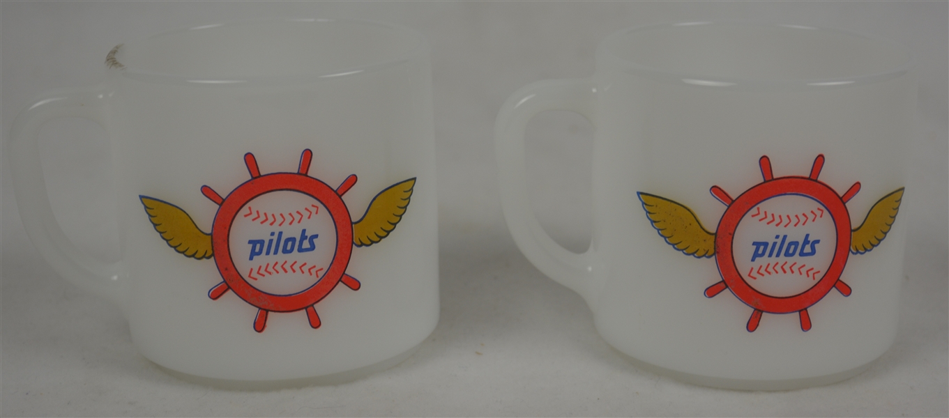 Seattle Pilots 1969 Collection of 2 Coffee Mugs
