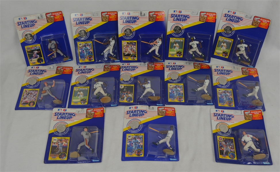 MLB 1991 Starting Line-Up Collection w/Card & Collector Coin