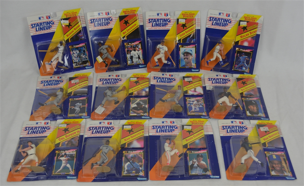 MLB 1992 Starting Line-Up Collection w/Card & Poster