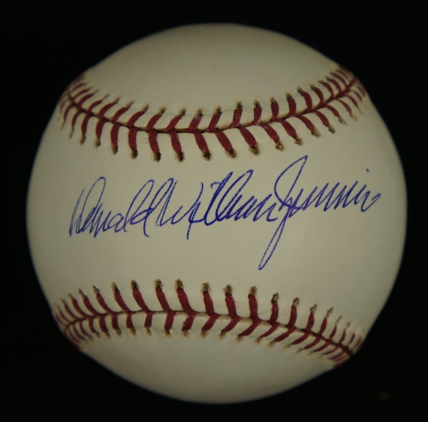 Don William Zimmer Autographed Full Name Baseball