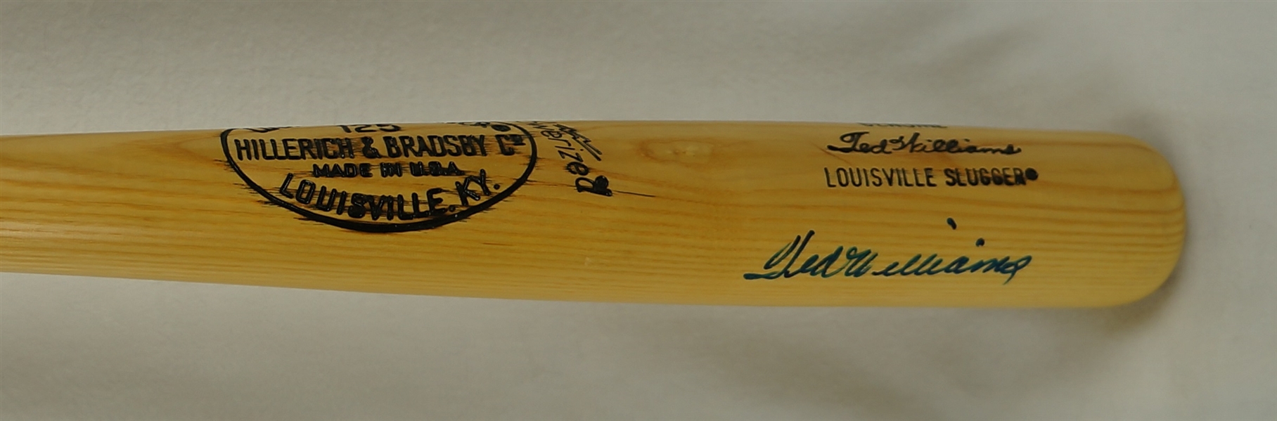 Ted Williams Autographed Signature Model Louisville Slugger Bat 