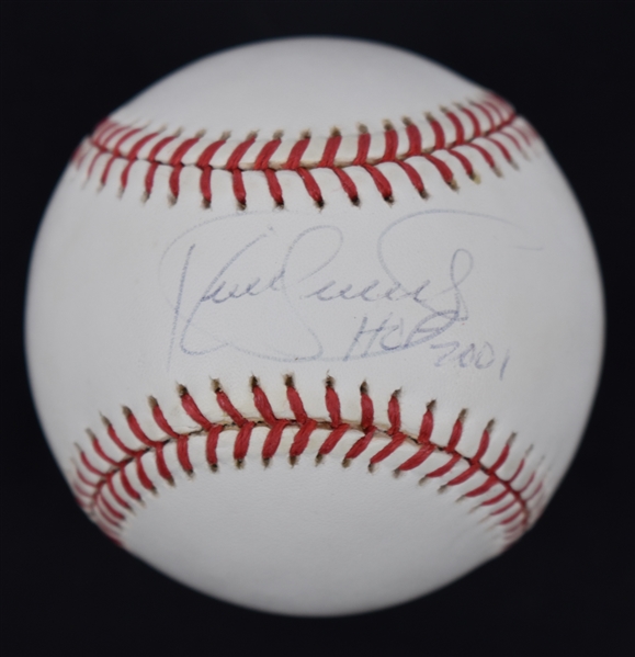 Kirby Puckett Autographed HOF 2001 Inscribed Baseball