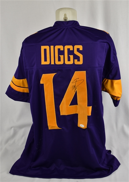 Stefon Diggs Minnesota Vikings Autographed Color Rush Jersey
