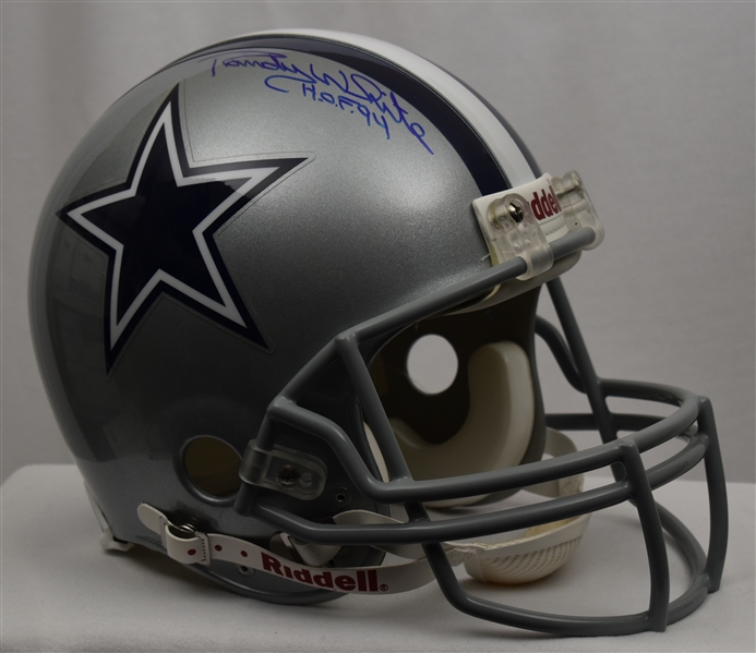 Randy White Autographed & Inscribed Full Size Authentic Dallas Cowboys Helmet