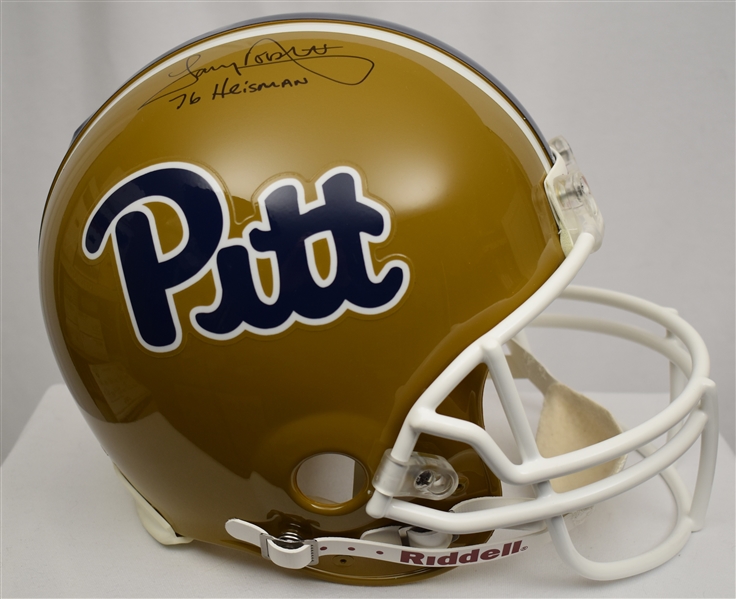 Tony Dorsett Autographed & Inscribed Full Size Authentic Pittsburgh Panthers Helmet