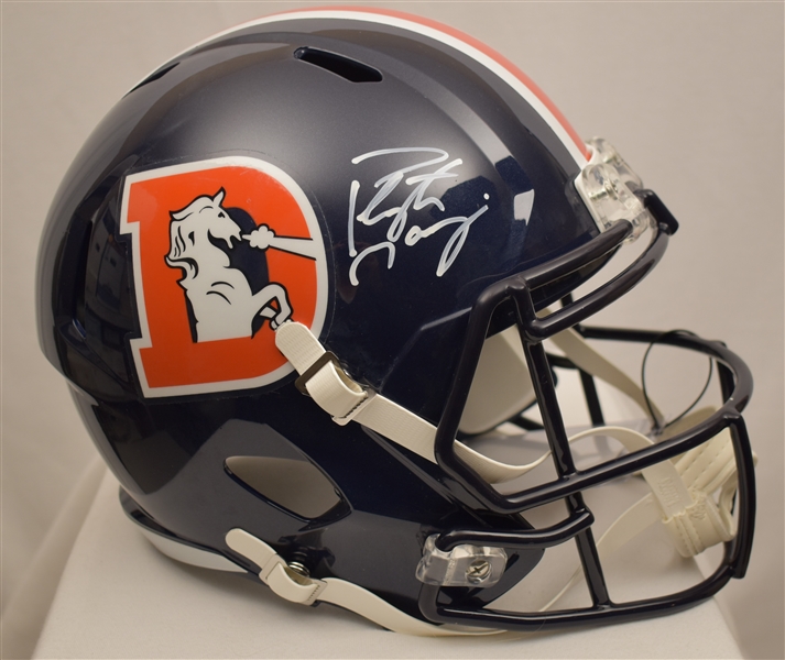 Peyton Manning Denver Broncos Autographed Full Size Helmet