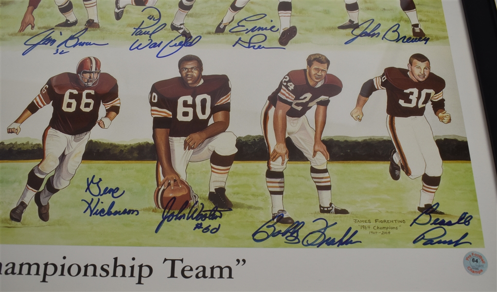 Lot Detail Cleveland Browns 1964 NFL Championship Team Signed