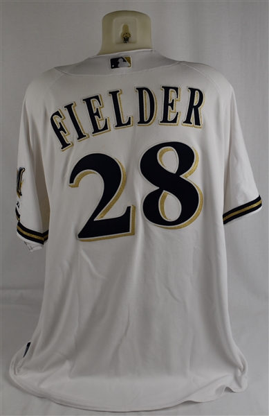 Prince Fielder Milwaukee Brewers Professional Model Jersey w/Medium Use
