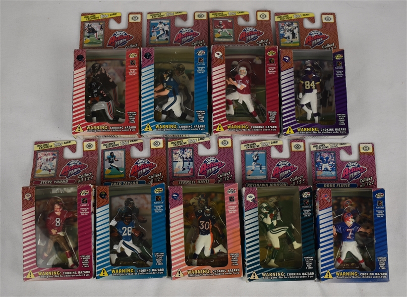 Collection of 9 Topps 1999 Action Flats w/Randy Moss