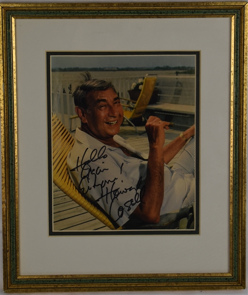 Howard Cosell Autographed Framed Photo
