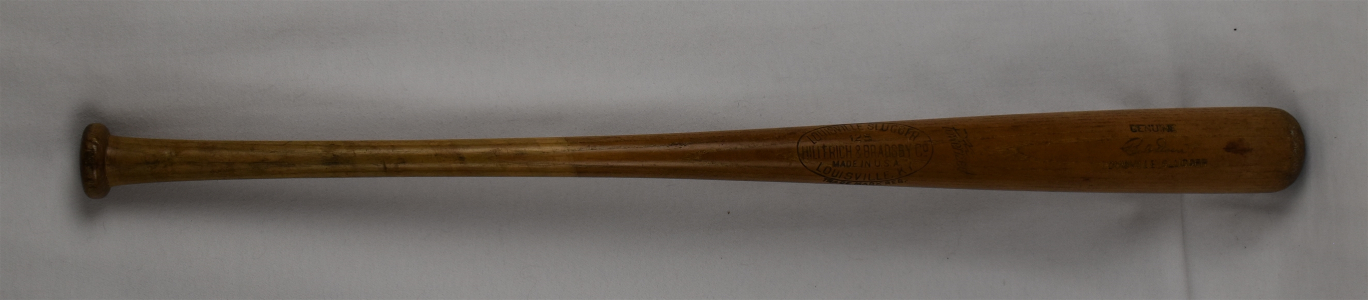 Bobby Doerr c. 1946-48 Boston Red Sox Professional Model Bat w/Heavy Use