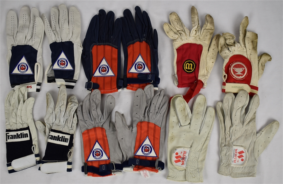 Jack Morris Game Worn Batting Glove Collection