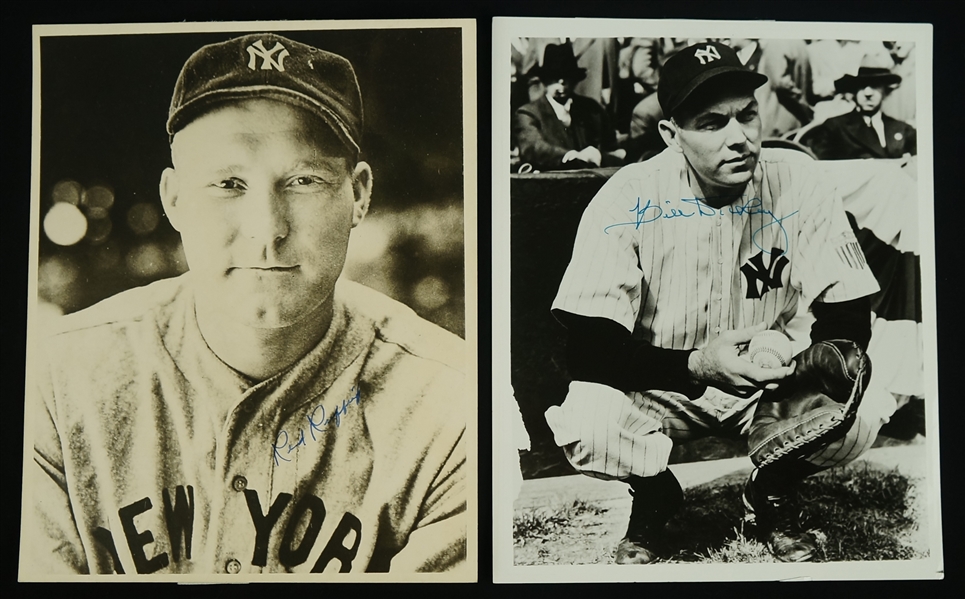 Red Ruffing & Bill Dickey New York Yankees Autographed Photos