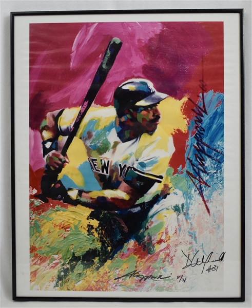 Dave Winfield Autographed & Framed Limited Edition Lithograph