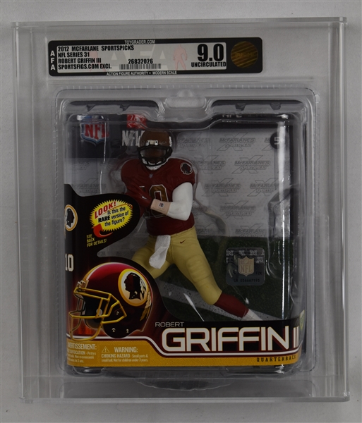 Robert Griffin III 2012 McFarlane NFL Series 31 Figure Professionally Graded AFA 9.0