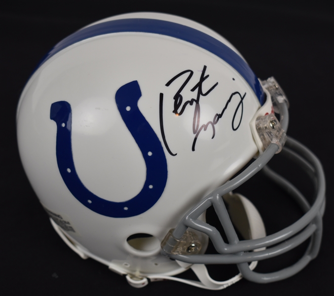 Peyton Manning Autographed Indianapolis Colts Mini Helmet