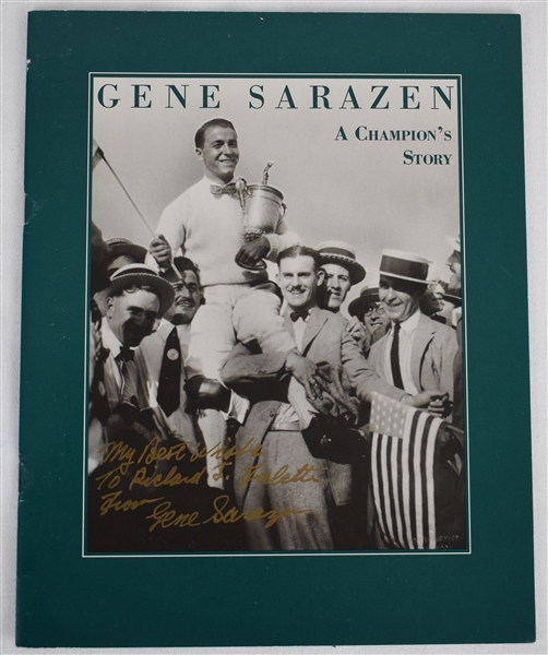 Gene Sarazen Autographed Magazine