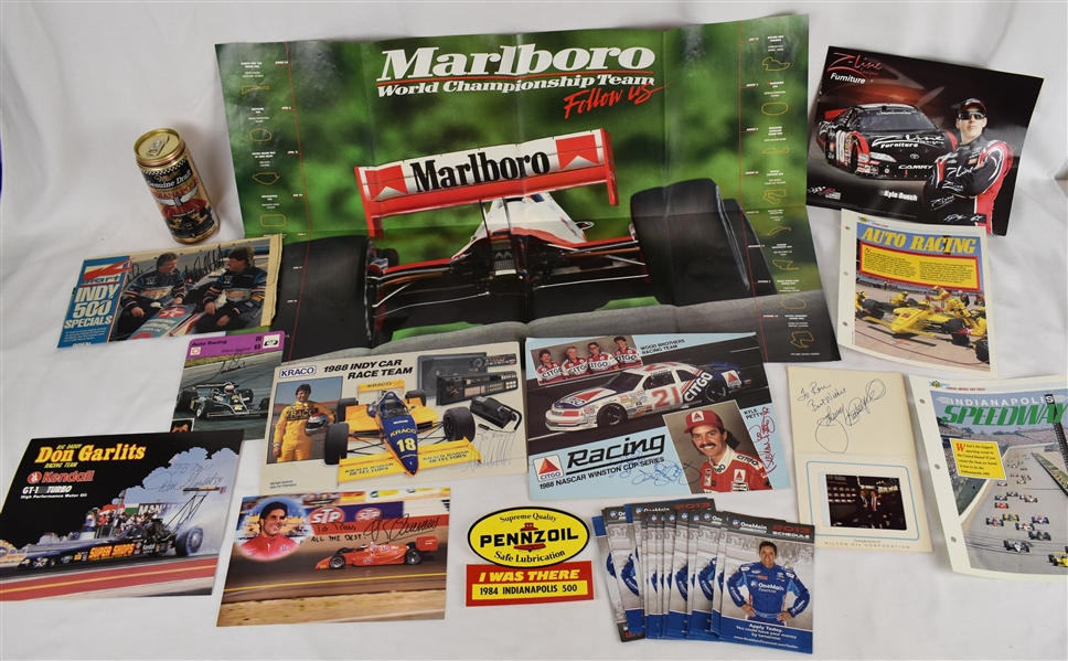Indy Car Autographed Collection