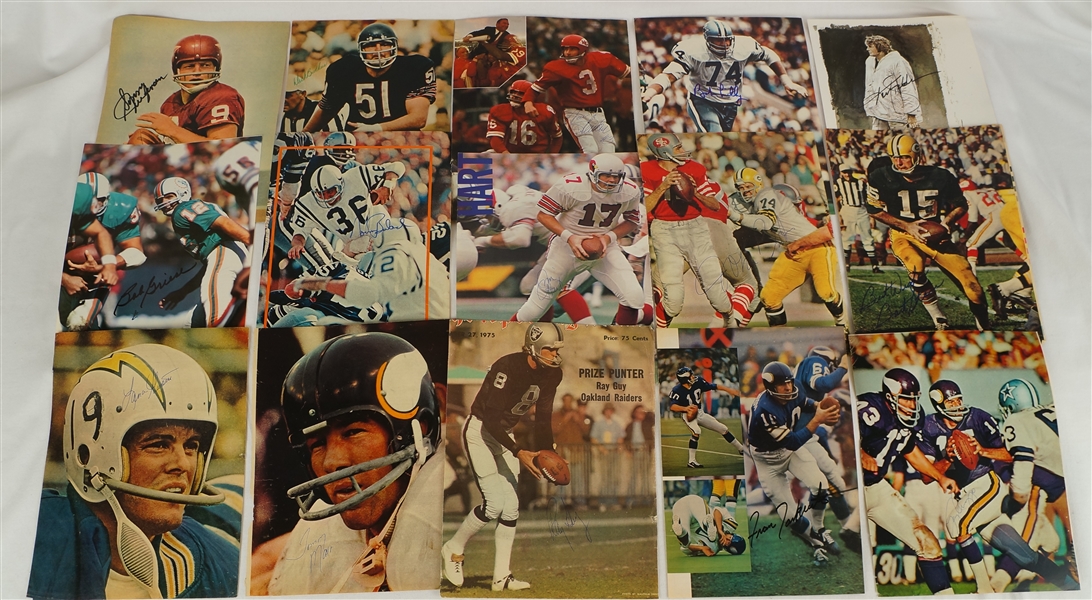 NFL Collection of 48 Autographed Photos