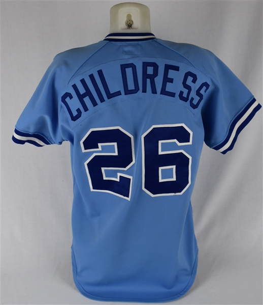 Chip Childress 1985 Atlanta Braves Game Used Jersey