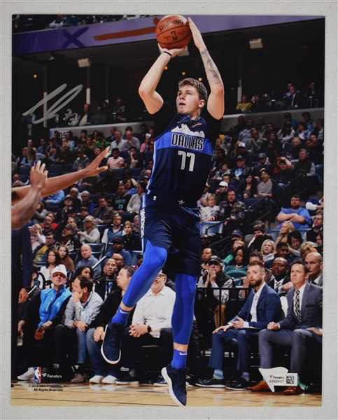 Luka Doncic Autographed 8x10 Photo