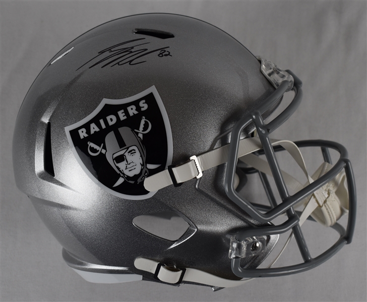 Jordy Nelson Autographed Oakland Raiders Full Size Helmet